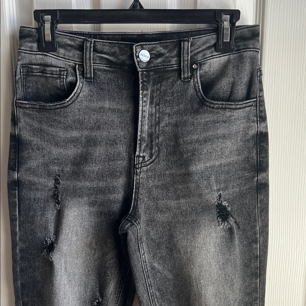 Risen black distressed Jeans - Picture 2 of 8
